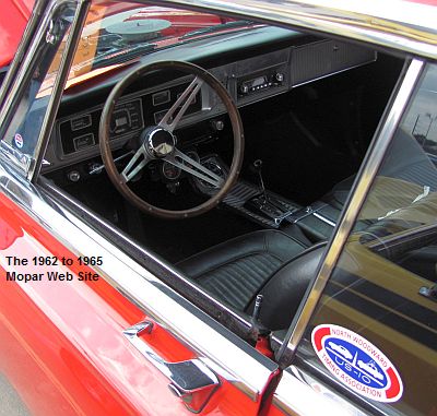 1965 Plymouth Satellite interior at the 3rd Annual Halloween Car Show