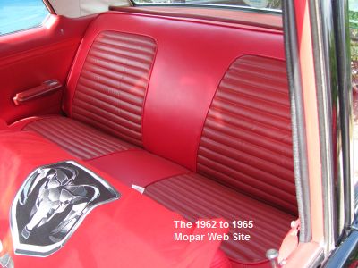 1964 Plymouth Fury interior at the 3rd Annual Halloween Car Show