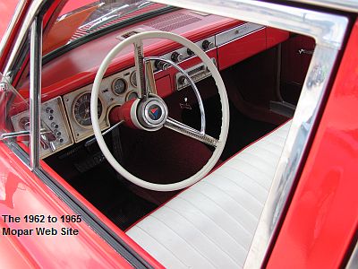 1964 Plymouth Valiant Station Wagon interior at the 3rd Annual Halloween Car Show