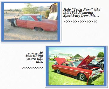1965 Plymouth Sport Fury restoration project