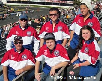 team visits 2012 NHRA Winternationals