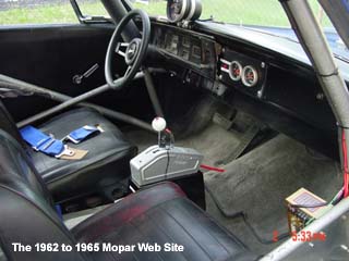 1965 Plymouth A990 pass side interior