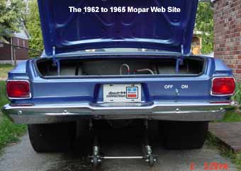 1965 Plymouth A990 rear