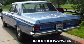 1965 Plymouth A990 rear