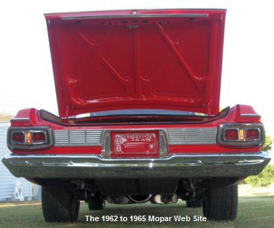 1964 Plymouth Fury rear view