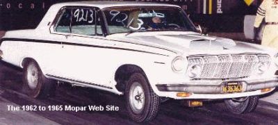 1963 Dodge Polara at the drag strip