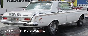 1963 Dodge Polara passenger rear, miked