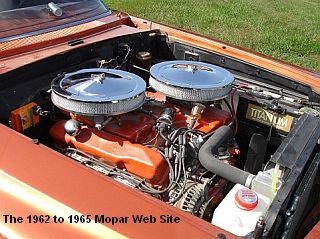 1963/1965 Plymouth Satellite, engine