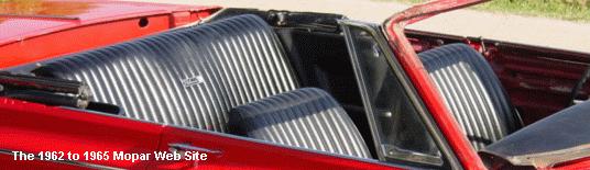 1964 Dodge Polara 500 convertible interior