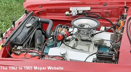 1965 Plymouth Belvedere I engine