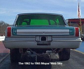'65 Dodge Coronet AWB rear view