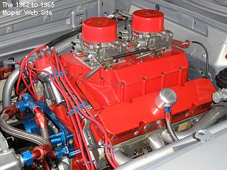 1963 Plymouth She's Fury-ous Mopar engine