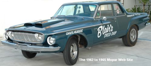 1962 Dodge Dart: Blairs Speed Shop driver side in 2009