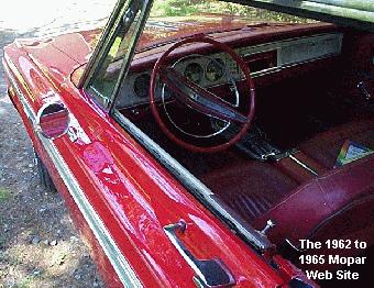 1964 Plymouth Sport Fury driver interior