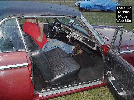 1965 Dodge Coronet 440 convertible interior