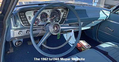1963 Plymouth Fury dash