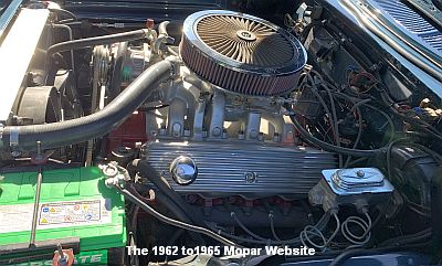 1963 Plymouth Fury engine