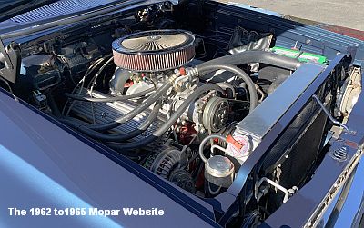 1963 Plymouth Fury engine