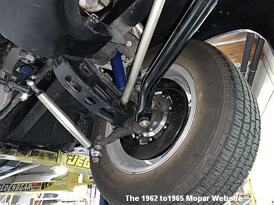 1963 Plymouth Fury front suspension