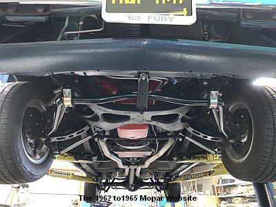 1963 Plymouth Fury front suspension