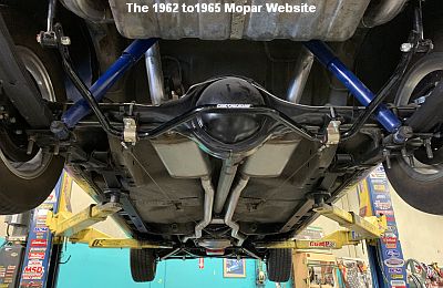 1963 Plymouth Fury rear suspension