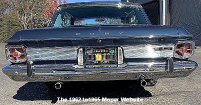 1963 Plymouth Fury rear