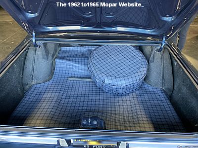 1963 Plymouth Fury trunk