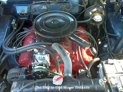 1963 Plymouth Fury stock 318 Poly engine