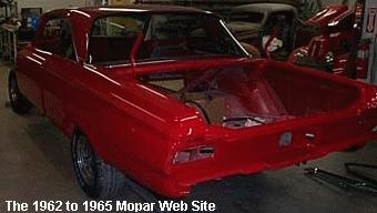 Rear glass 1964 Plymouth Sport Fury