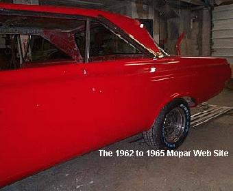 Driver rear quarter 1964 Plymouth Sport Fury