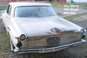 1962 Dart rear